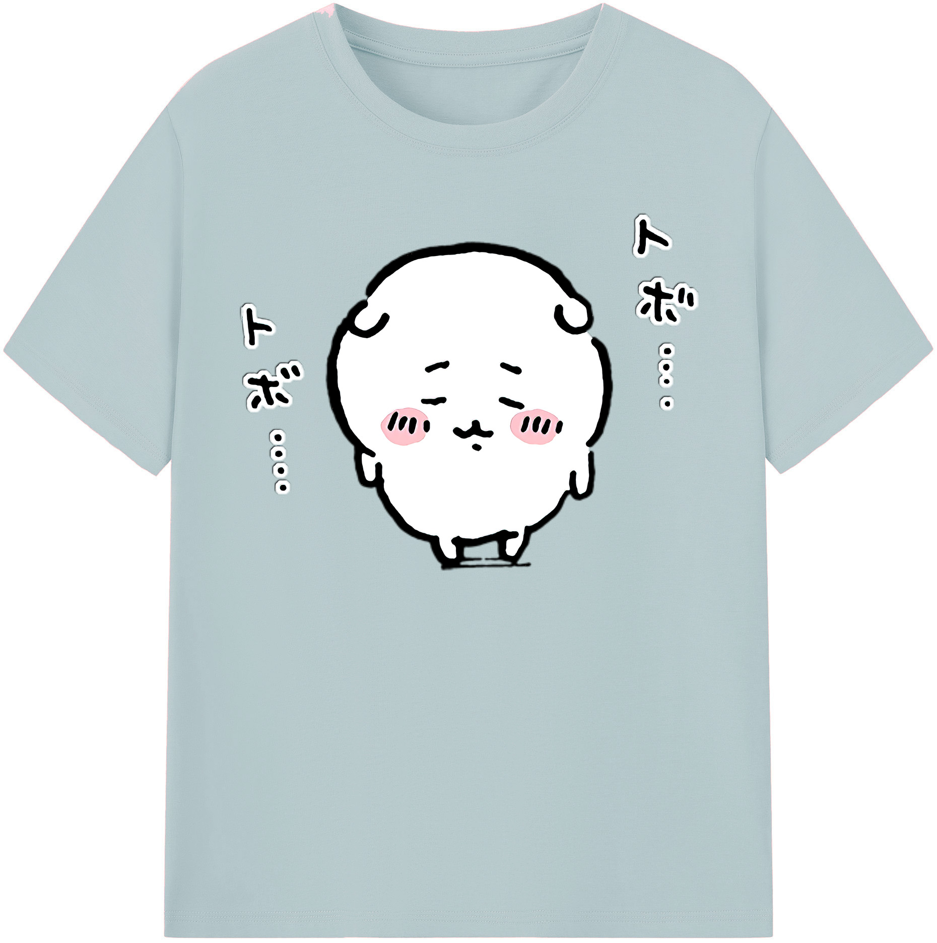 （画像用） ちいかわ ちいかわ Chii-kawa chiikawa 綿100％半袖Tシャツ（フロントプリント）